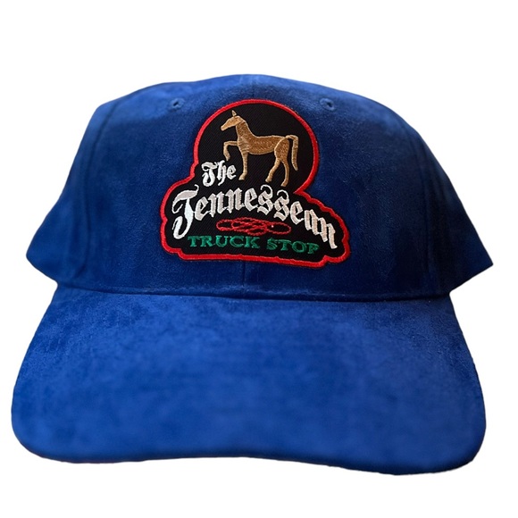 The Tennessean Truck Stop Velcroback Suede Dad Hat - Picture 1 of 5